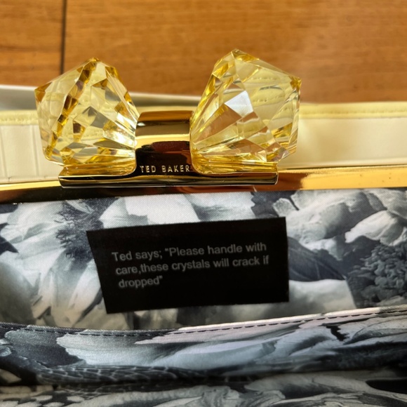 Ted Baker Leather and Crystal Clutch Wallet - Picture 7 of 10
